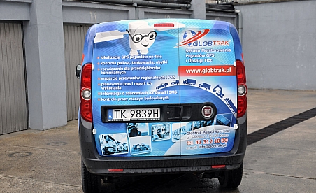 Oklejanie samochodów Kielce Fiat Doblo MAXI - Globtrak