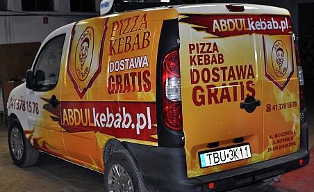 Oklejanie samochodów Kielce - Fiat Doblo Abdul